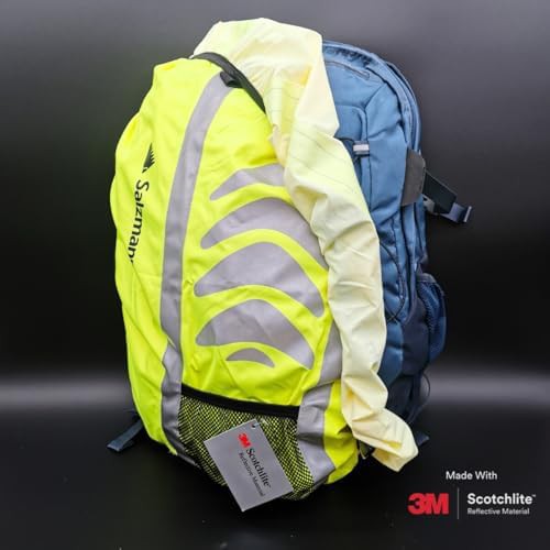 High Visibility Waterproof Cycling Backpack Cover — photo 3