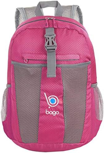 Pink foldable travel daypack 25L — photo 4