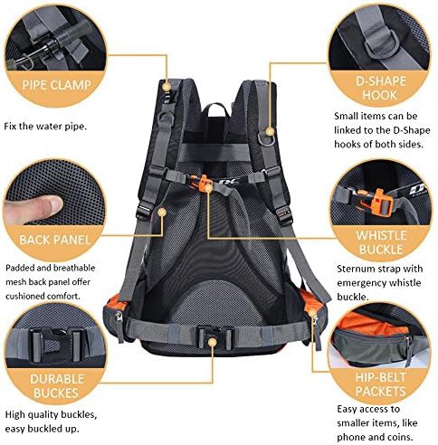 Waterproof mens daypack with rain cover — photo 3