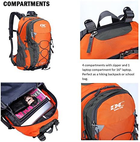 Waterproof mens daypack with rain cover — photo 4