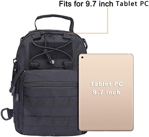 Tactical sling shoulder backpack pack — photo 3