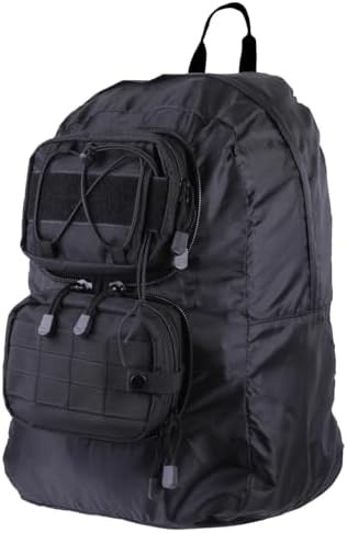 Foldable tactical backpack molle pouch design