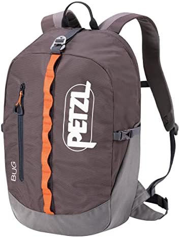 Petzl BUG rock climbing backpack gray
