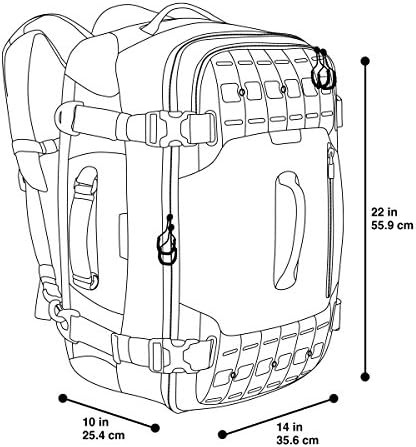 Black Ironcloud Adventure Travel Bag 50L — photo 3