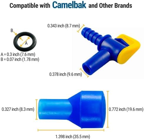 Bite valve replacement mouthpieces four pack — photo 3