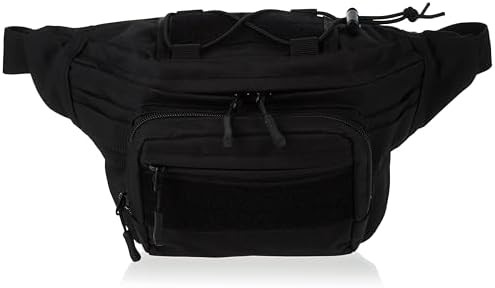 Tactical fanny pack for men in black — photo 4