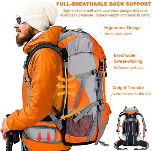 Ultralight Hiking Rucksack with Rain Cover — photo 3
