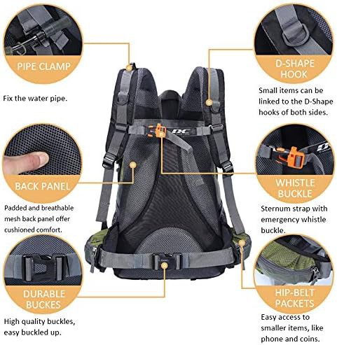 Outdoor hiking daypack with rain cover — photo 3
