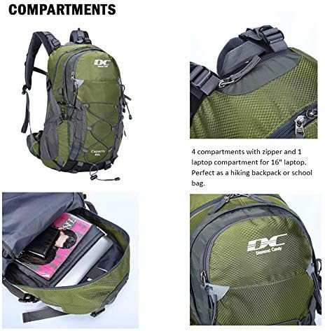 Outdoor hiking daypack with rain cover — photo 4