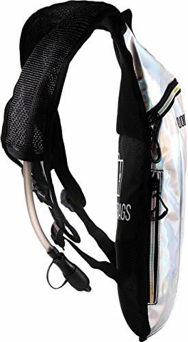 Holographic silver hydration pack with 2l bladder — photo 4