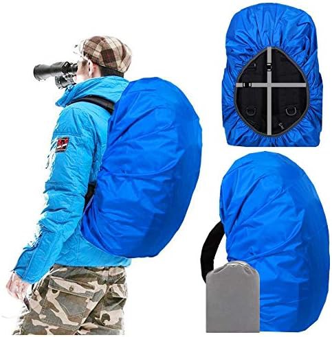 Middle blue rain cover for 30-40L backpack