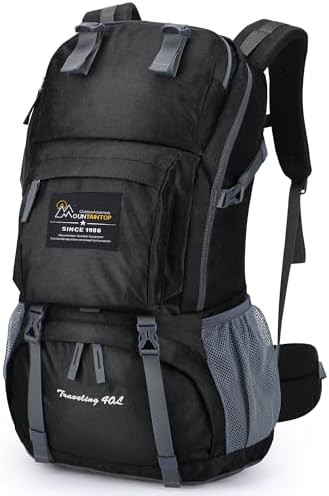 Lightweight Forty Liter Travel and Hiking Backpack