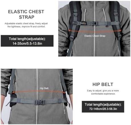 Lightweight Forty Liter Travel and Hiking Backpack — photo 3