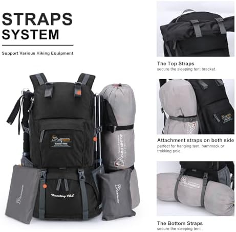 Lightweight Forty Liter Travel and Hiking Backpack — photo 4