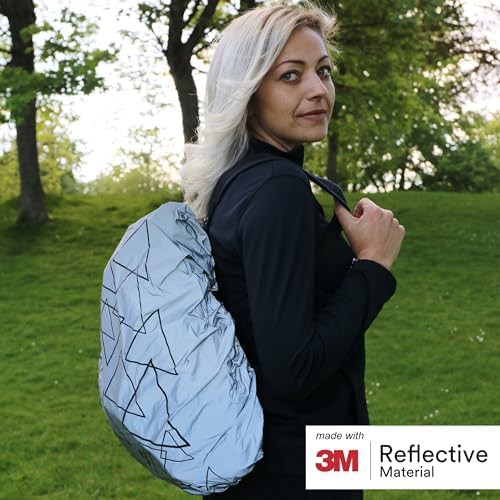 Silver High Visibility Reflective Rain Cover — photo 4