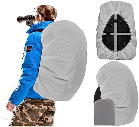 XL gray rain cover for 50-70L backpack