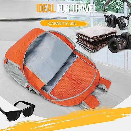 Maroon 35l water resistant daypack — photo 3