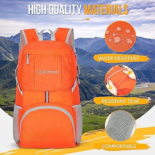 Maroon 35l water resistant daypack — photo 4
