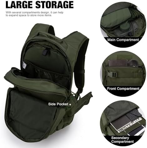 35L military tactical camping backpack — photo 4