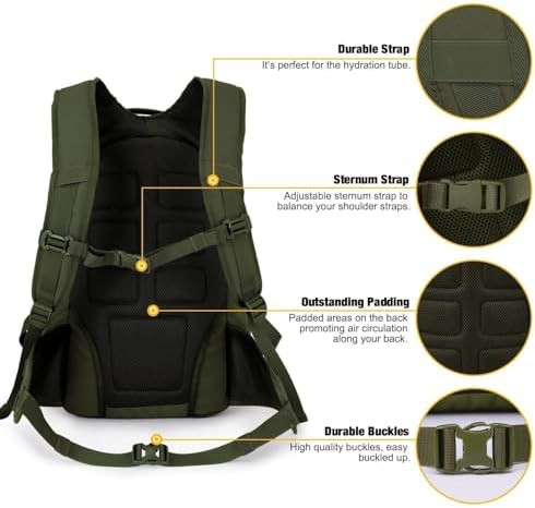 35L military tactical camping backpack — photo 5