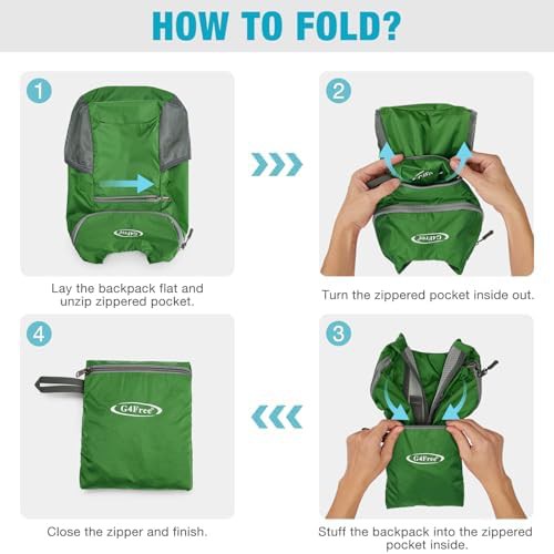 Ultralight packable nylon daypack 10l — photo 3