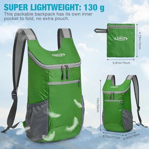 Ultralight packable nylon daypack 10l — photo 4