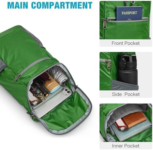 Ultralight packable nylon daypack 10l — photo 5