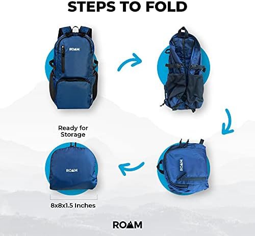 Mango orange lightweight packable hiking daypack — photo 3