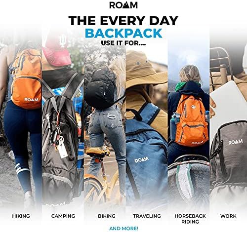 Mango orange lightweight packable hiking daypack — photo 4