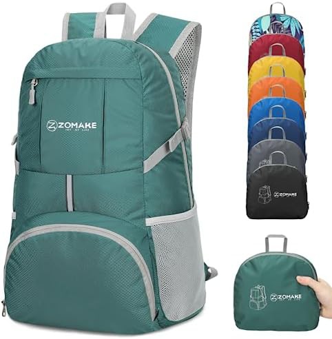 Black 35L water resistant daypack