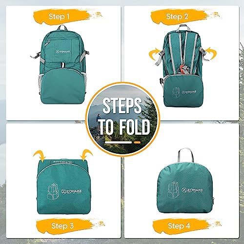 Black 35L water resistant daypack — photo 5