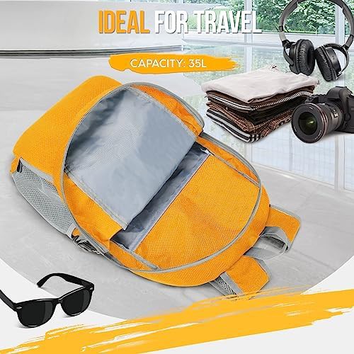 Water resistant 35l packable hiking backpack — photo 3