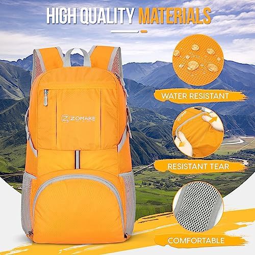 Water resistant 35l packable hiking backpack — photo 4