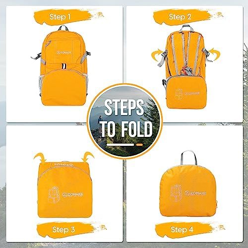 Water resistant 35l packable hiking backpack — photo 5