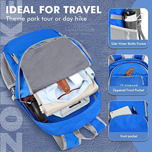 Dark blue 30L foldable camping daypack — photo 4