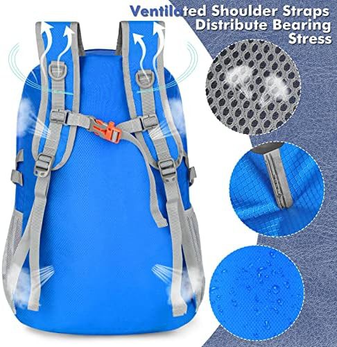 Dark blue 30L foldable camping daypack — photo 5