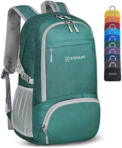 Green 30l compact folding hiking daypack