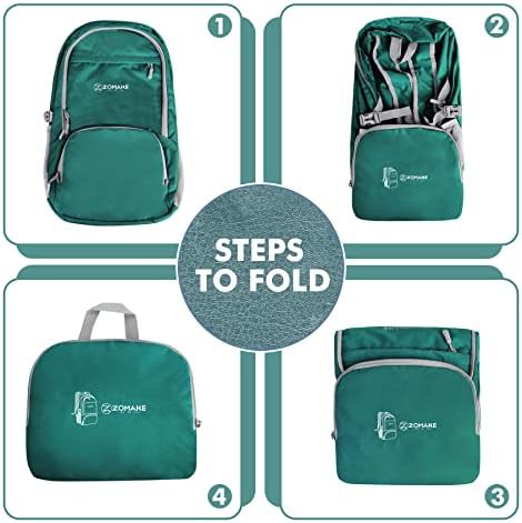 Green 30l compact folding hiking daypack — photo 5