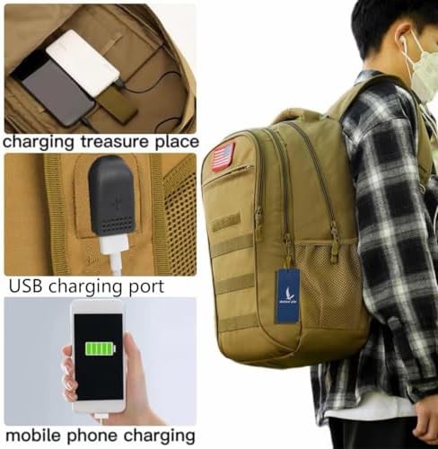 Camo Military School Backpack 40L — photo 4