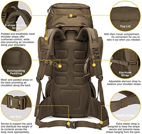 60L military internal frame rucksack — photo 5