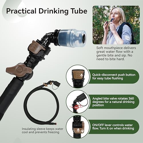 Grey tactical hydration bladder 3l — photo 4