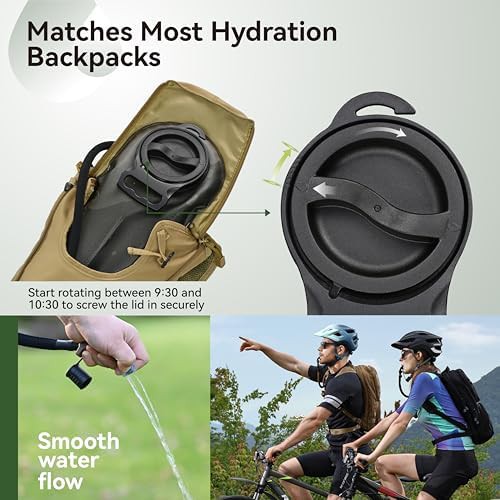 Grey tactical hydration bladder 3l — photo 5