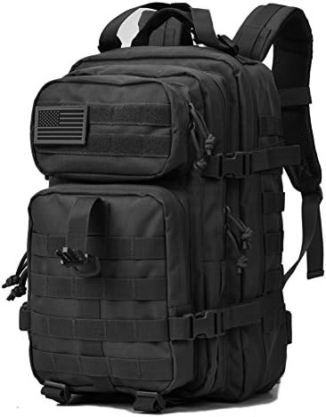Black 35l tactical backpack molle pouch — photo 3
