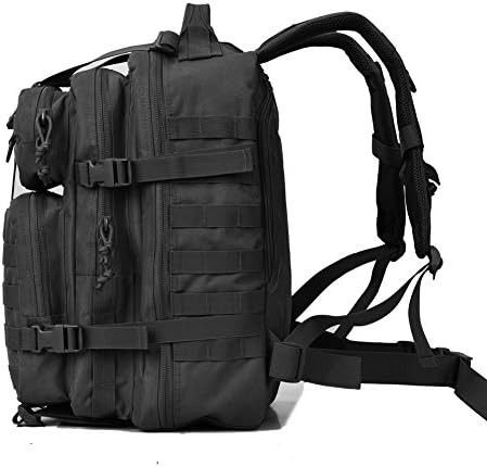 Black 35l tactical backpack molle pouch — photo 4