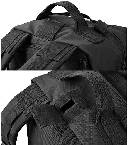Black 35l tactical backpack molle pouch — photo 5