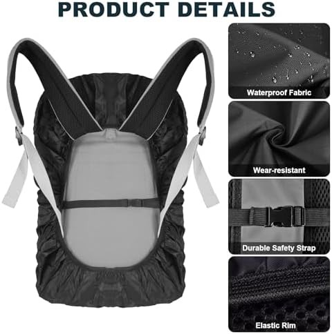 Double black 30L-40L rainproof protector set — photo 5