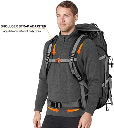 Red 50L Waterproof Hiking Daypack — photo 4