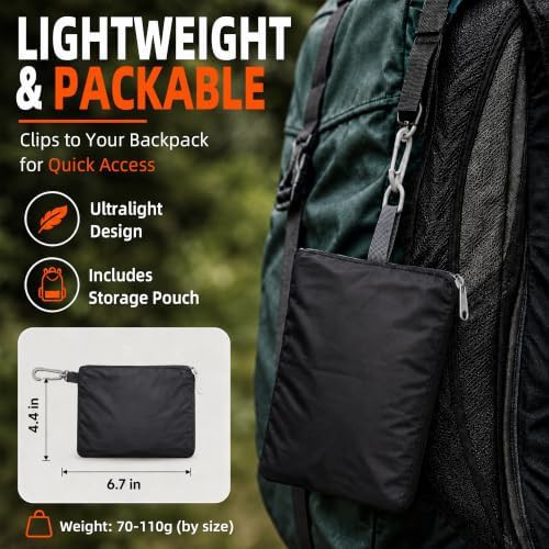 Protective waterproof backpack rain cover — photo 5
