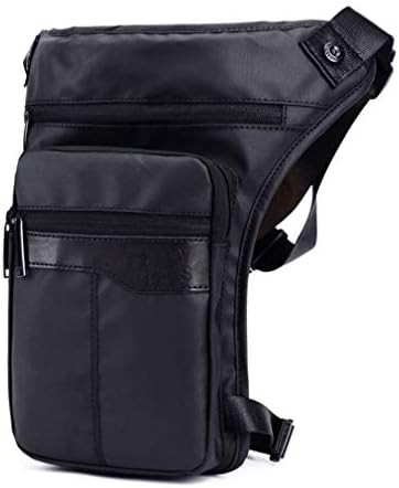Black outdoor cycling drop leg bag