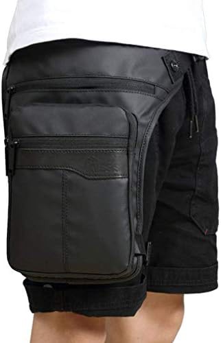 Black outdoor cycling drop leg bag — photo 3